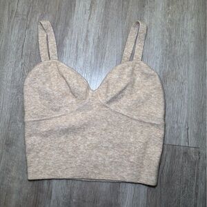 Wilfred Light Tan Knit Top